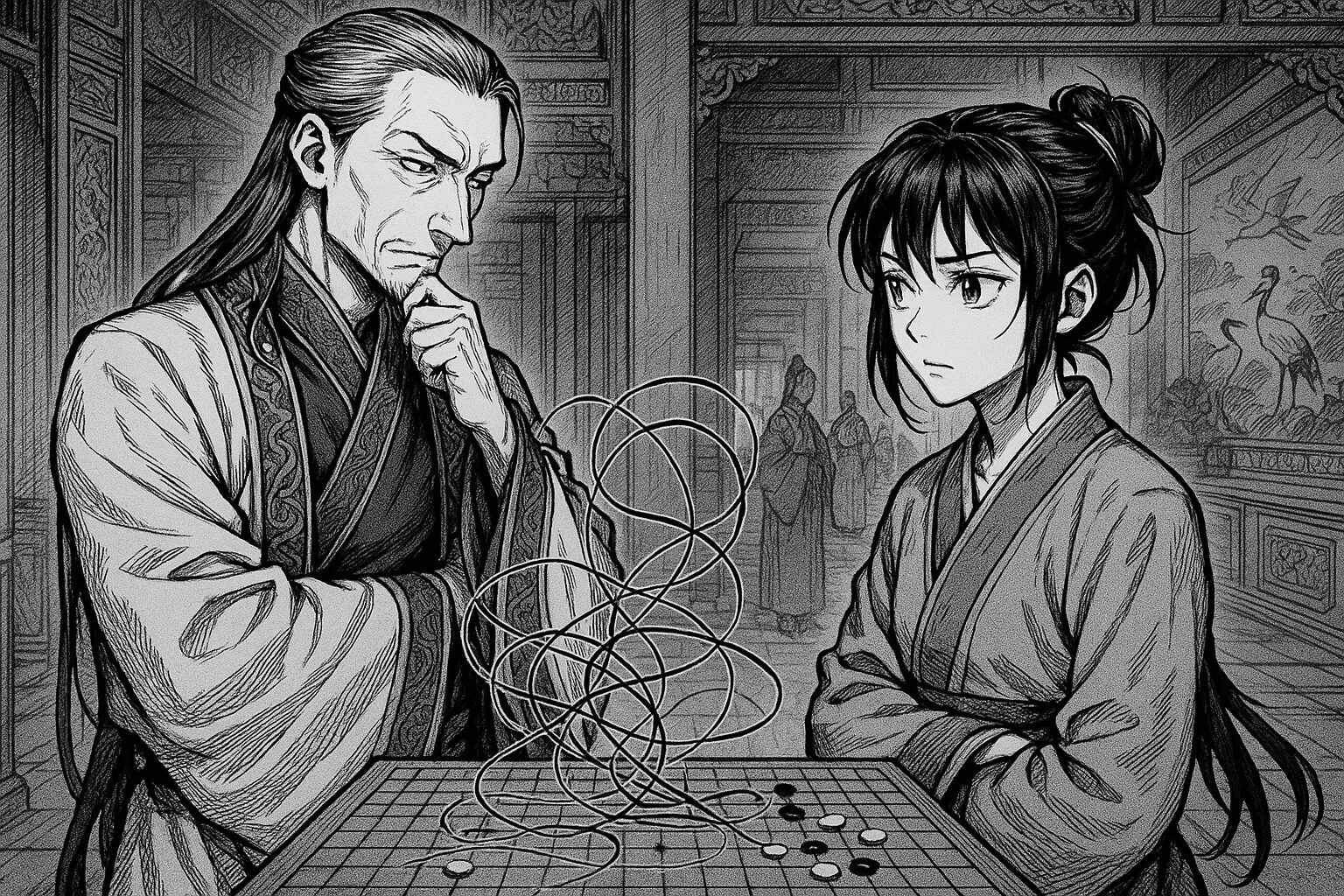 羅漢と猫猫