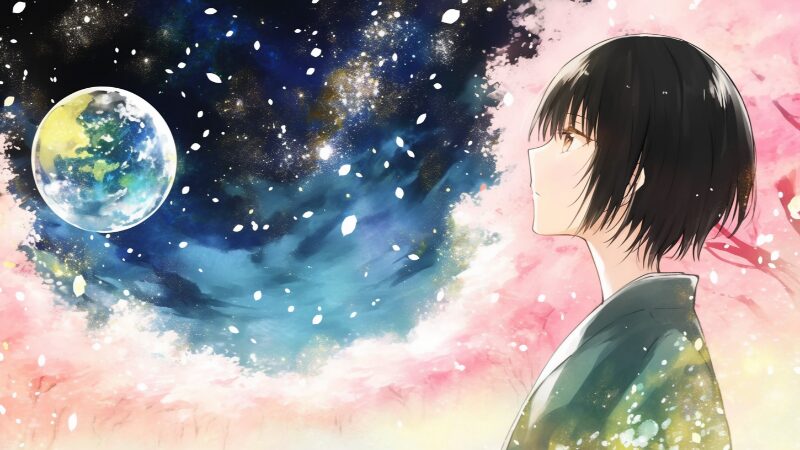 あずみとAzumiのパラレルワールド関係を表現した概念図