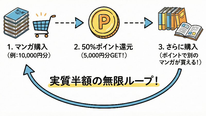 実質半額の無限ループ