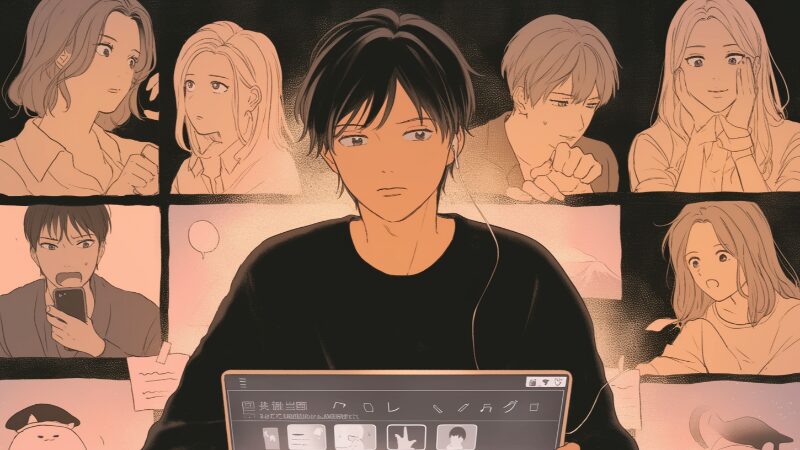 批判アカウントをモデルにした疑惑のSNS描写