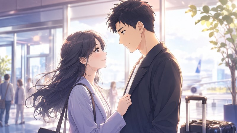 黒部夏美と桜井優人が未来へ向かう恋の結末を表したイメージ