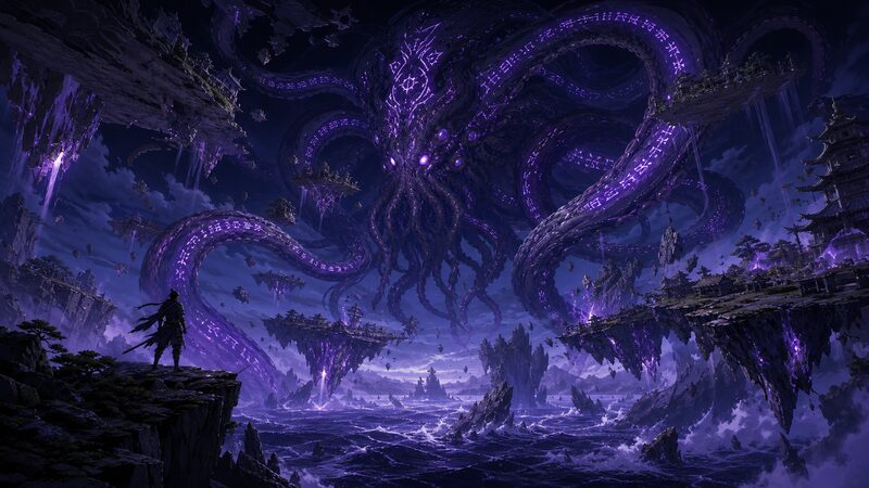 シャンフロ 深淵のクターニッドの正体と反転能力を象徴する巨大なタコ型モンスター