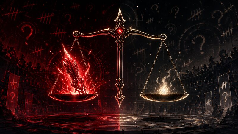 烈火の炎の魔道具で最強を検証するイメージ