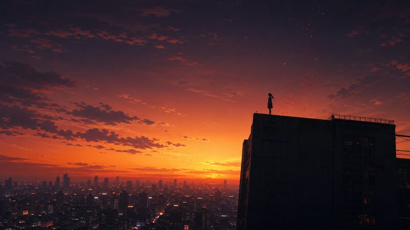 ダーウィンズゲームの最初の犠牲者・志藤アカネを象徴する高層ビルの光景