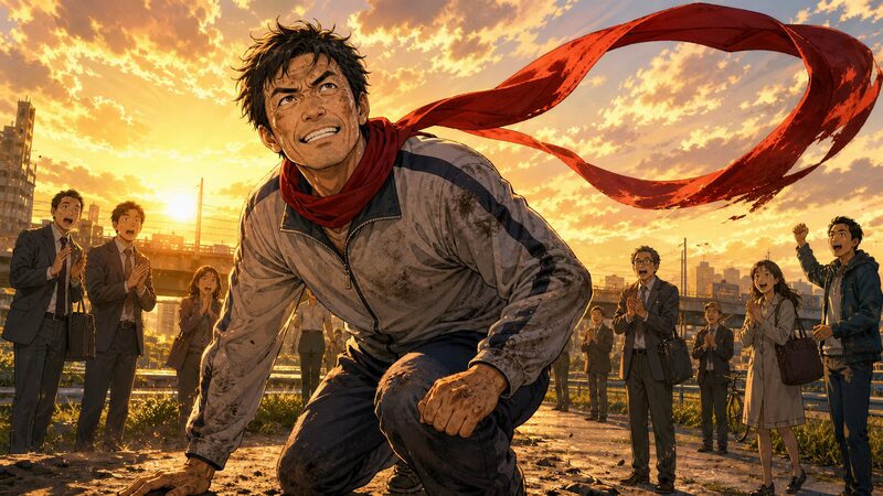 大人の本気が東島丹三郎は仮面ライダーになりたいの高評価につながる場面