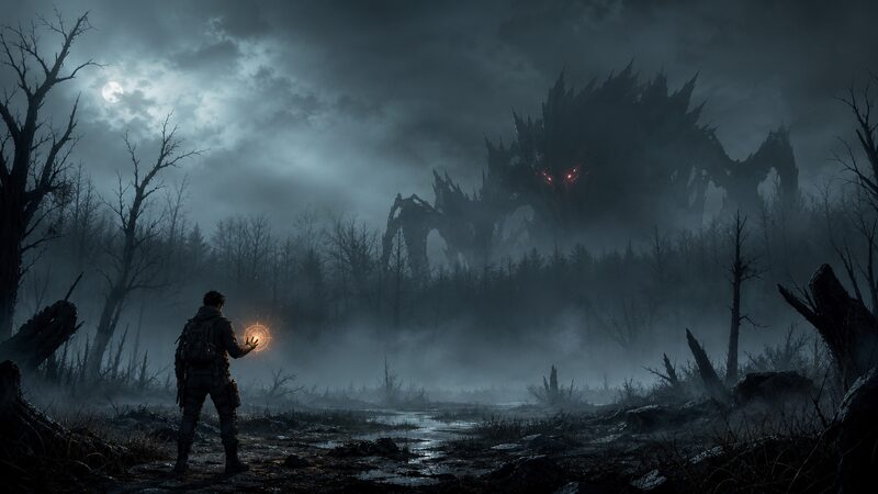 ダーウィンズゲーム ハンティングゲーム編で命を落とした金平英明を思わせる対峙のイメージ