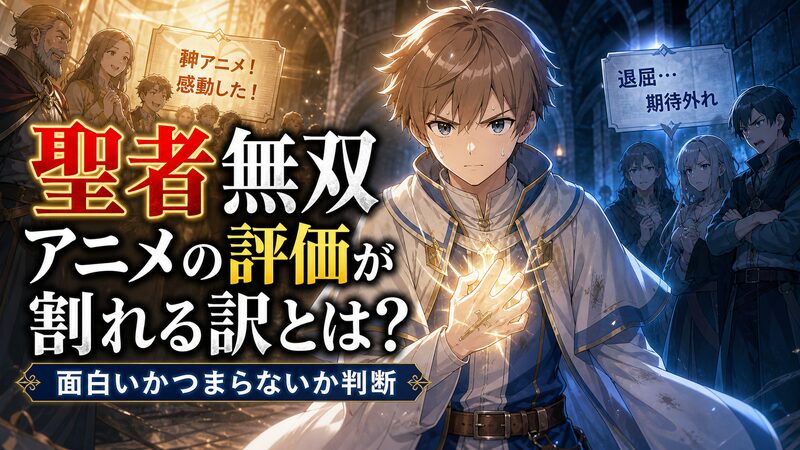 アニメ聖者無双の評価を象徴する治癒士ルシエルのイメージ
