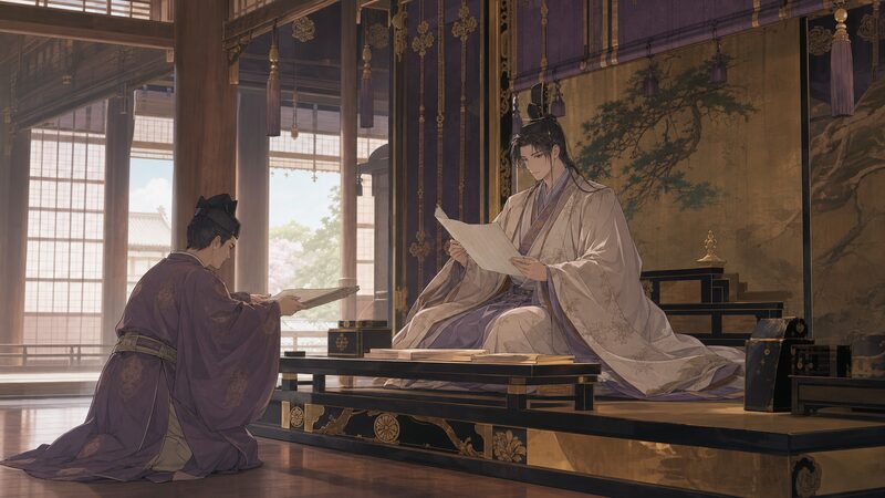今上帝の次男として職務を代行する堯人（たかいひと）のイメージ